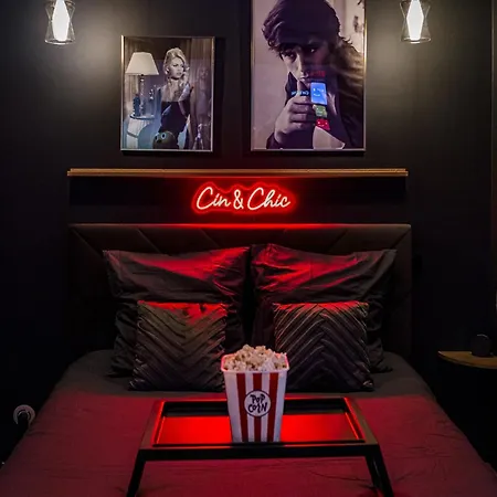 Apartment Le Cin Et Chic Videoprojecteur Popcorn Netflix Saint-Etienne (Loire)